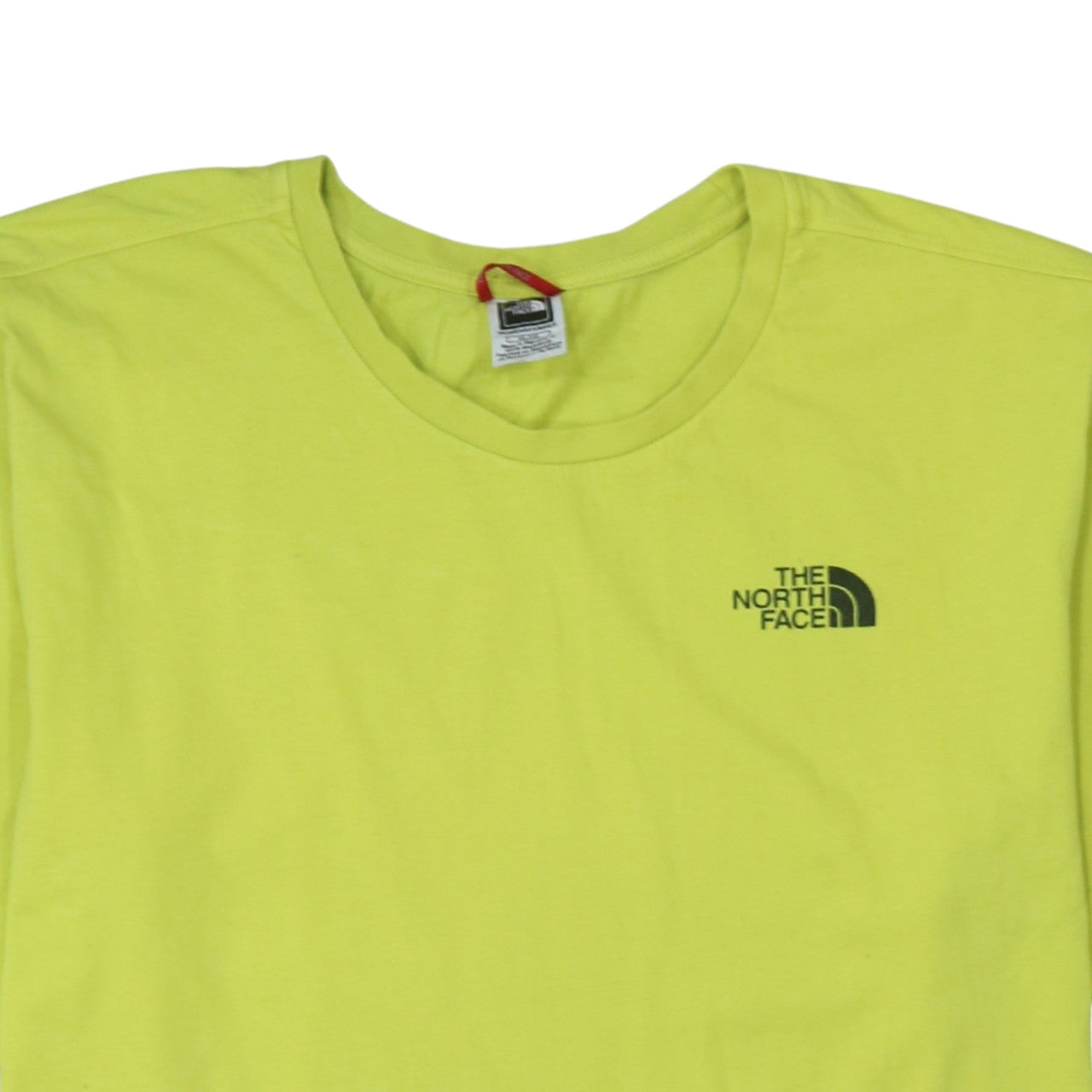 The North Face Women's Yellow Cotton Short Sleeve T-Shirt XL