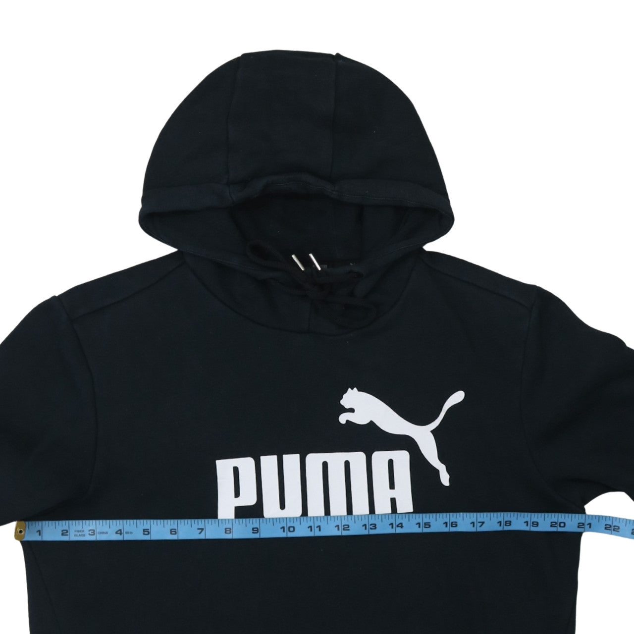 Mens UK Size S Puma Black Pullover Hoodie