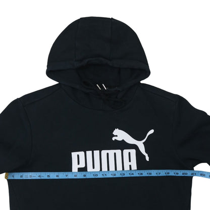 Mens UK Size S Puma Black Pullover Hoodie