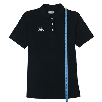 Kappa Women's Black 3XL Polo Shirt Classic Cotton Short Sleeve