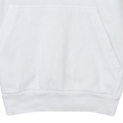 Adidas Girls White Logo Pullover Hoodie 13-14 Years Fleece Cotton Blend