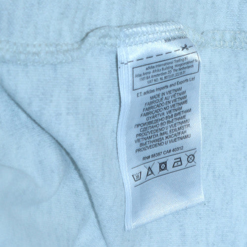Womens UK Size M Adidas Grey Full Zip Hoodie