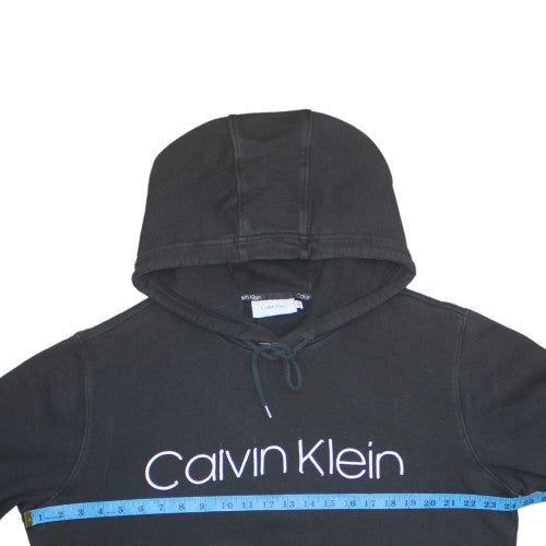 Mens UK Size 2XL Calvin Klein Black Pullover Hoodie