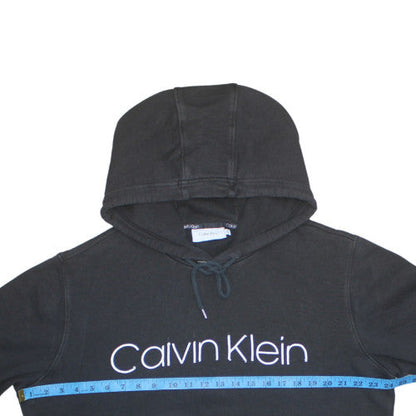 Mens UK Size 2XL Calvin Klein Black Pullover Hoodie