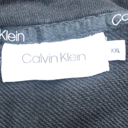 Mens UK Size 2XL Calvin Klein Black Pullover Hoodie