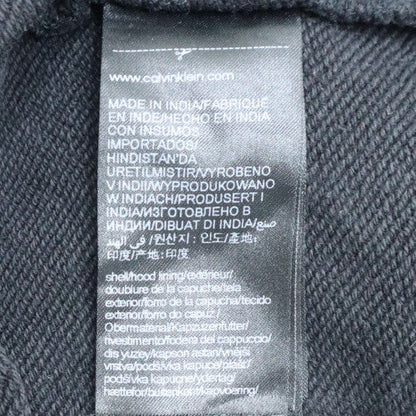 Mens UK Size 2XL Calvin Klein Black Pullover Hoodie