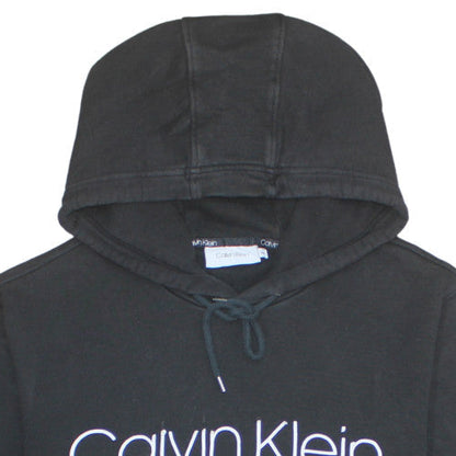 Mens UK Size 2XL Calvin Klein Black Pullover Hoodie