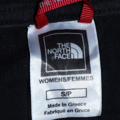 Womens UK Size S The North Face Black Full Zip Hoodie