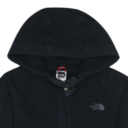 Womens UK Size S The North Face Black Full Zip Hoodie