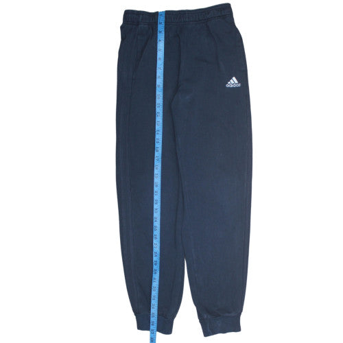 Adidas Boys Blue Jogger Sweatpants 13 Years Regular Fit Cotton Blend
