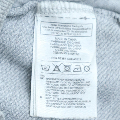 Mens UK Size M Adidas Grey Pullover Sweatshirt