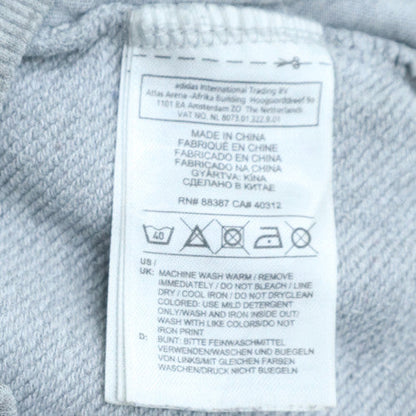 Mens UK Size M Adidas Grey Pullover Sweatshirt