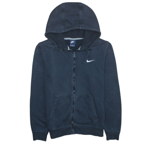 Mens UK Size M Nike Blue Full Zip Hoodie