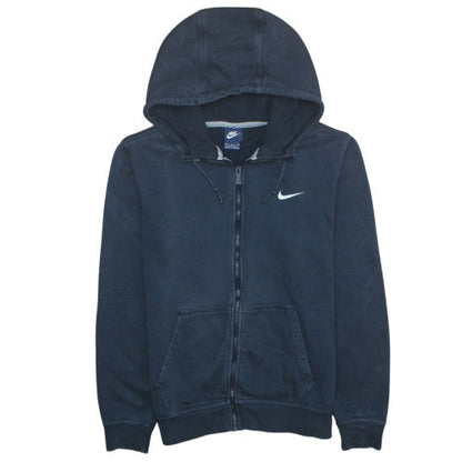 Mens UK Size M Nike Blue Full Zip Hoodie