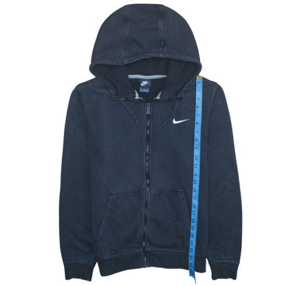 Mens UK Size M Nike Blue Full Zip Hoodie