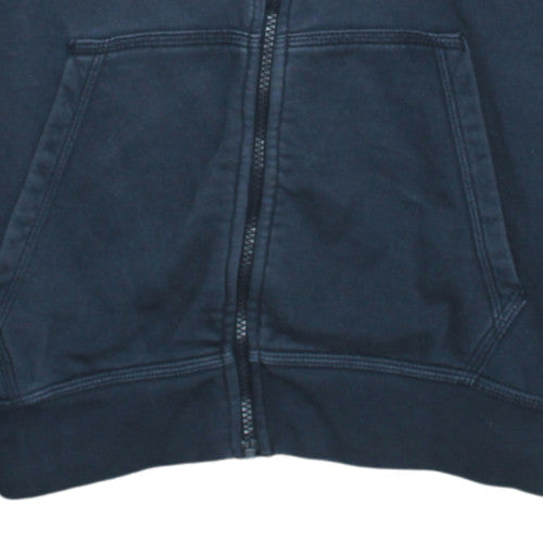 Mens UK Size M Nike Blue Full Zip Hoodie