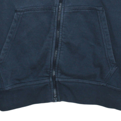 Mens UK Size M Nike Blue Full Zip Hoodie