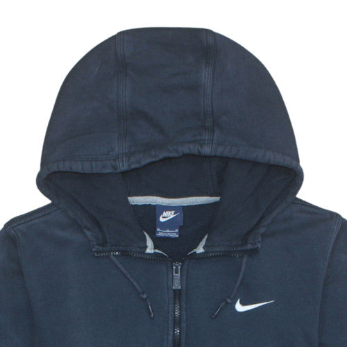 Mens UK Size M Nike Blue Full Zip Hoodie
