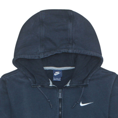 Mens UK Size M Nike Blue Full Zip Hoodie
