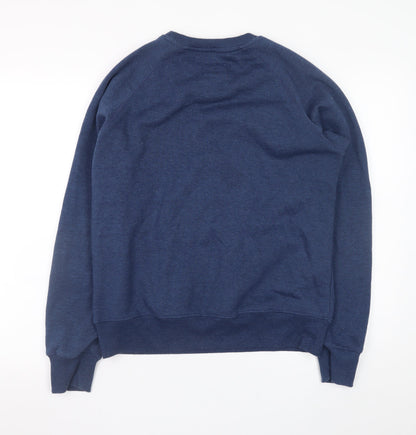 Mens UK Size M Cedar Wood State Blue Pullover Sweatshirt