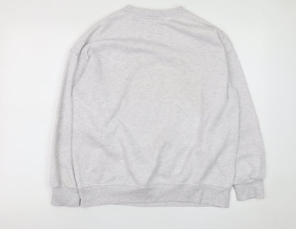 Womens UK Size 2XS Michigan State University Grey Pullover Sweatshirt