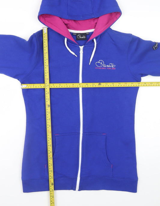 Womens UK Size 10 Dare2b Blue Full Zip Hoodie