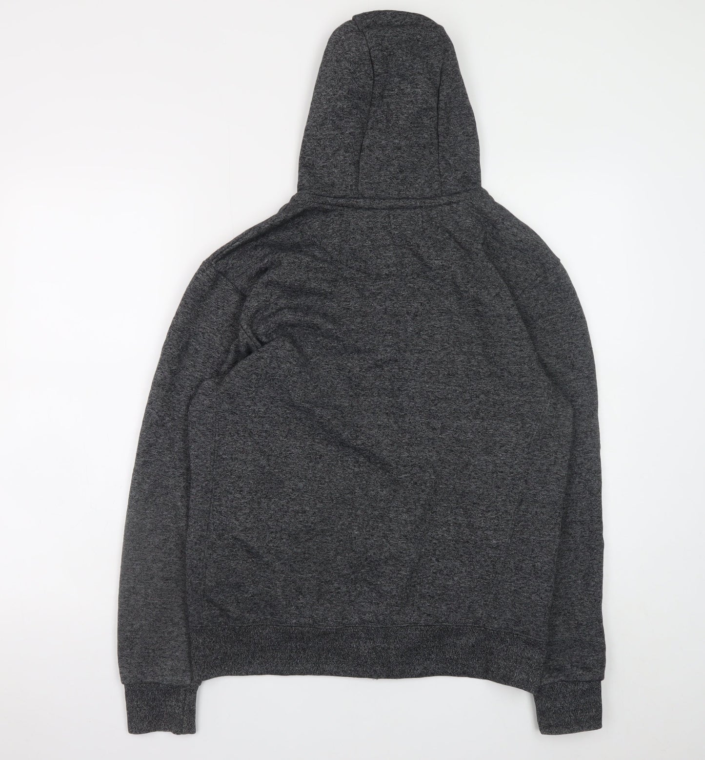 Mens UK Size S George Grey Full Zip Hoodie