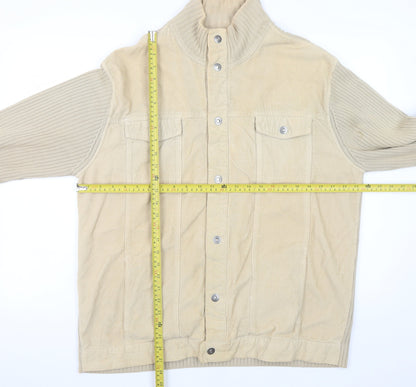 Next Men’s Beige Cotton Corduroy XL Casual Jacket