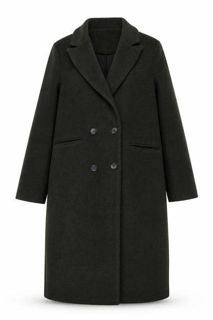 Womens UK Size S F&F Green Overcoat