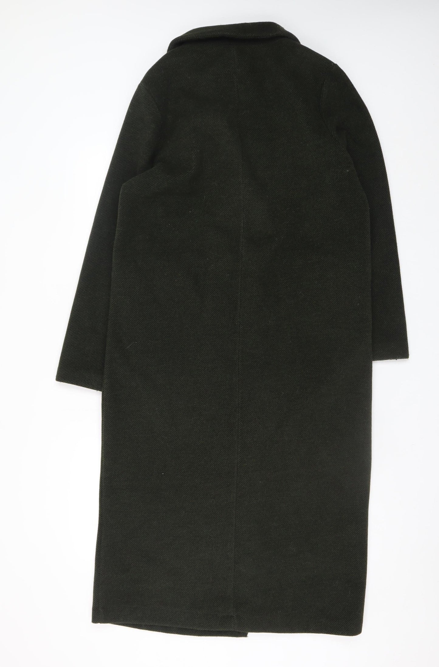 Womens UK Size S F&F Green Overcoat