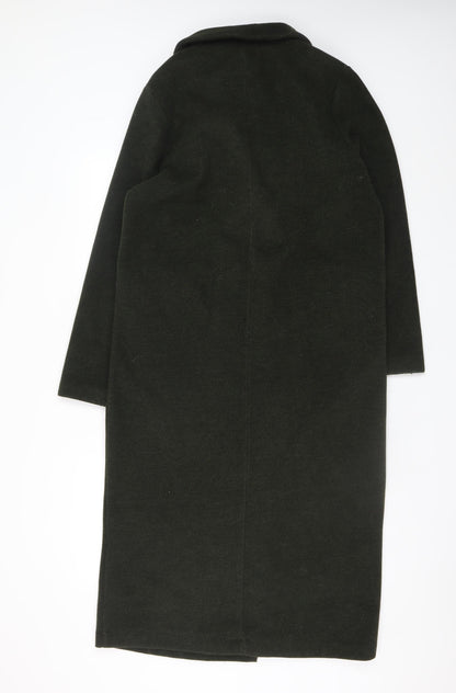 Womens UK Size S F&F Green Overcoat