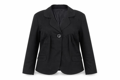 InWear Women's Black Blazer UK 10 Single-Breasted Work Jacket