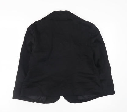 InWear Women's Black Blazer UK 10 Single-Breasted Work Jacket