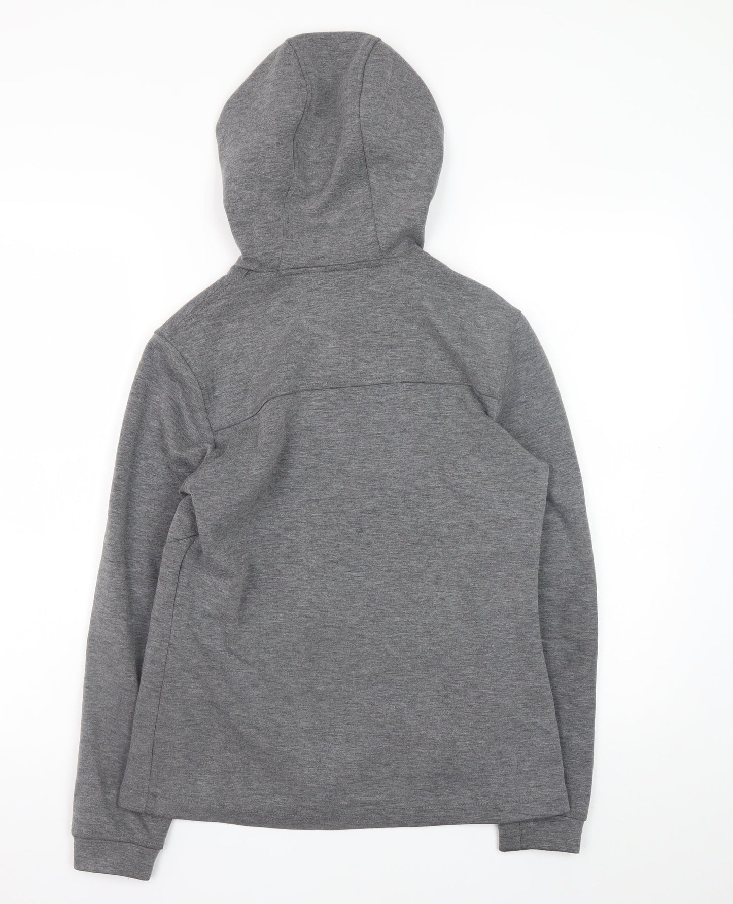 Mens UK Size XS DLX Athletic Grey Full Zip Hoodie