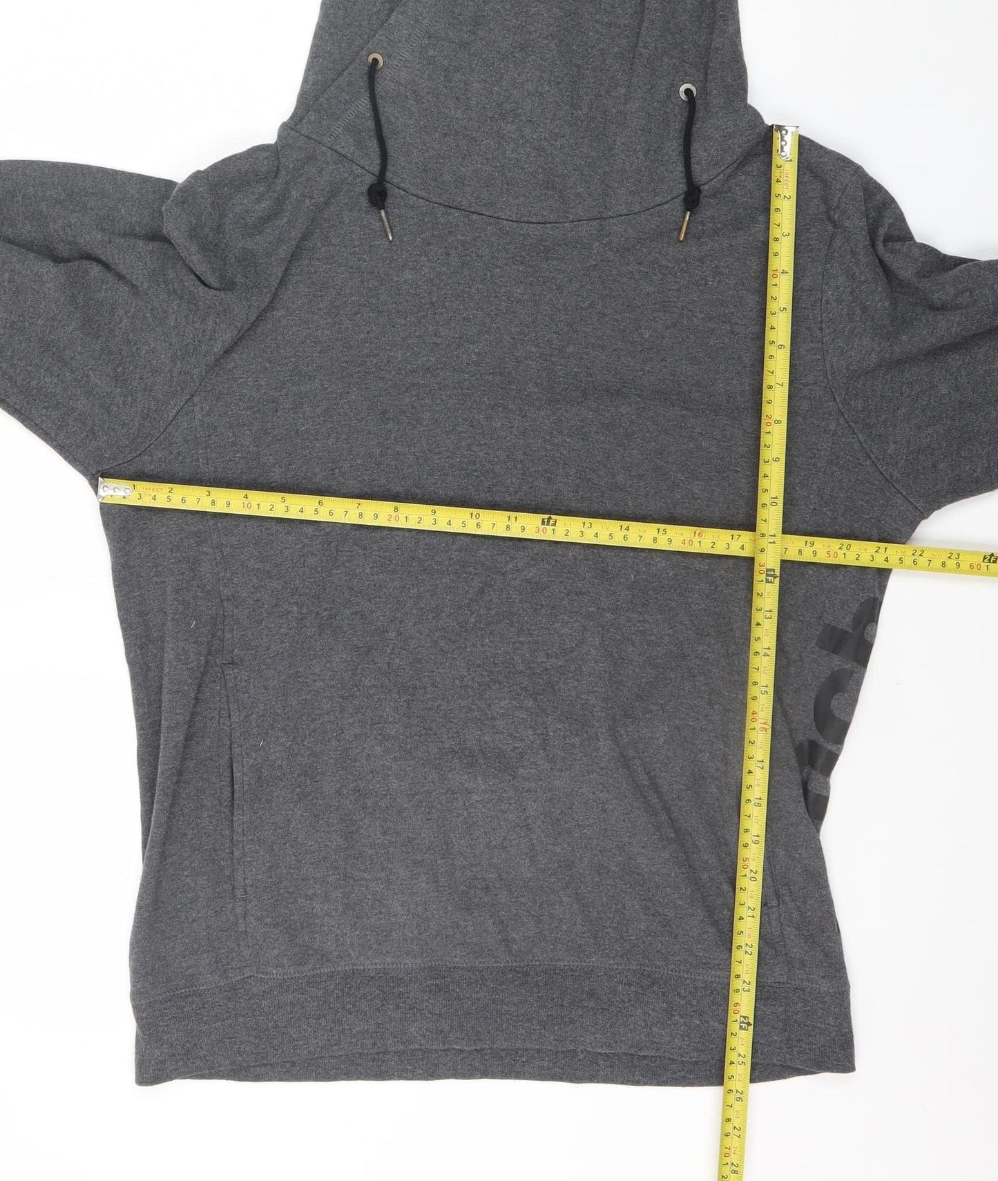 Womens UK Size L Bench Grey Pullover Hoodie