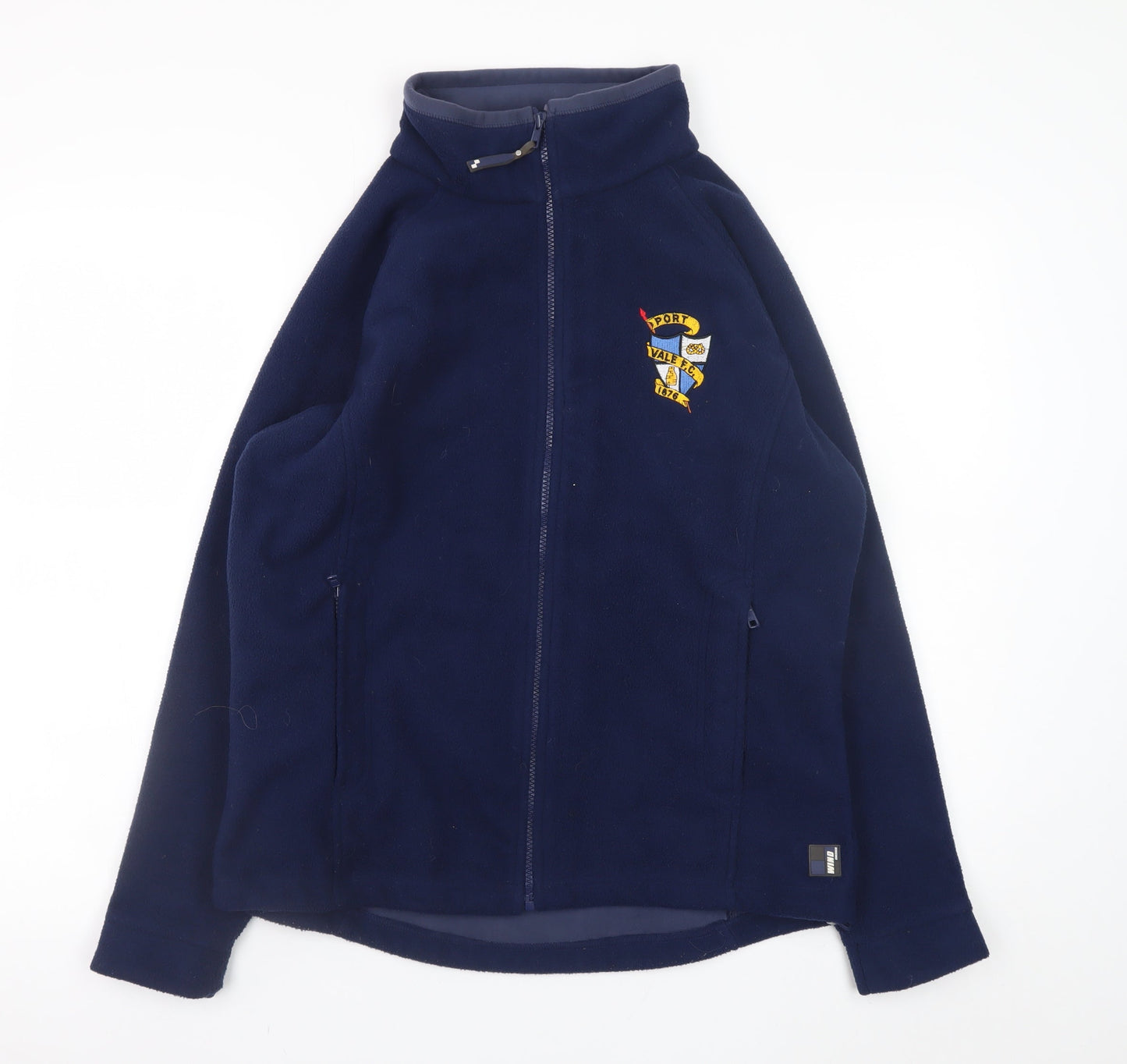 Mens UK Size M Premier Blue Full Zip Sweatshirt