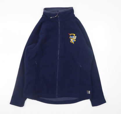 Mens UK Size M Premier Blue Full Zip Sweatshirt