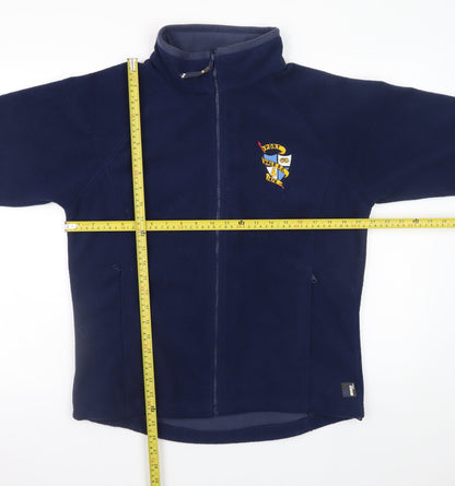 Mens UK Size M Premier Blue Full Zip Sweatshirt