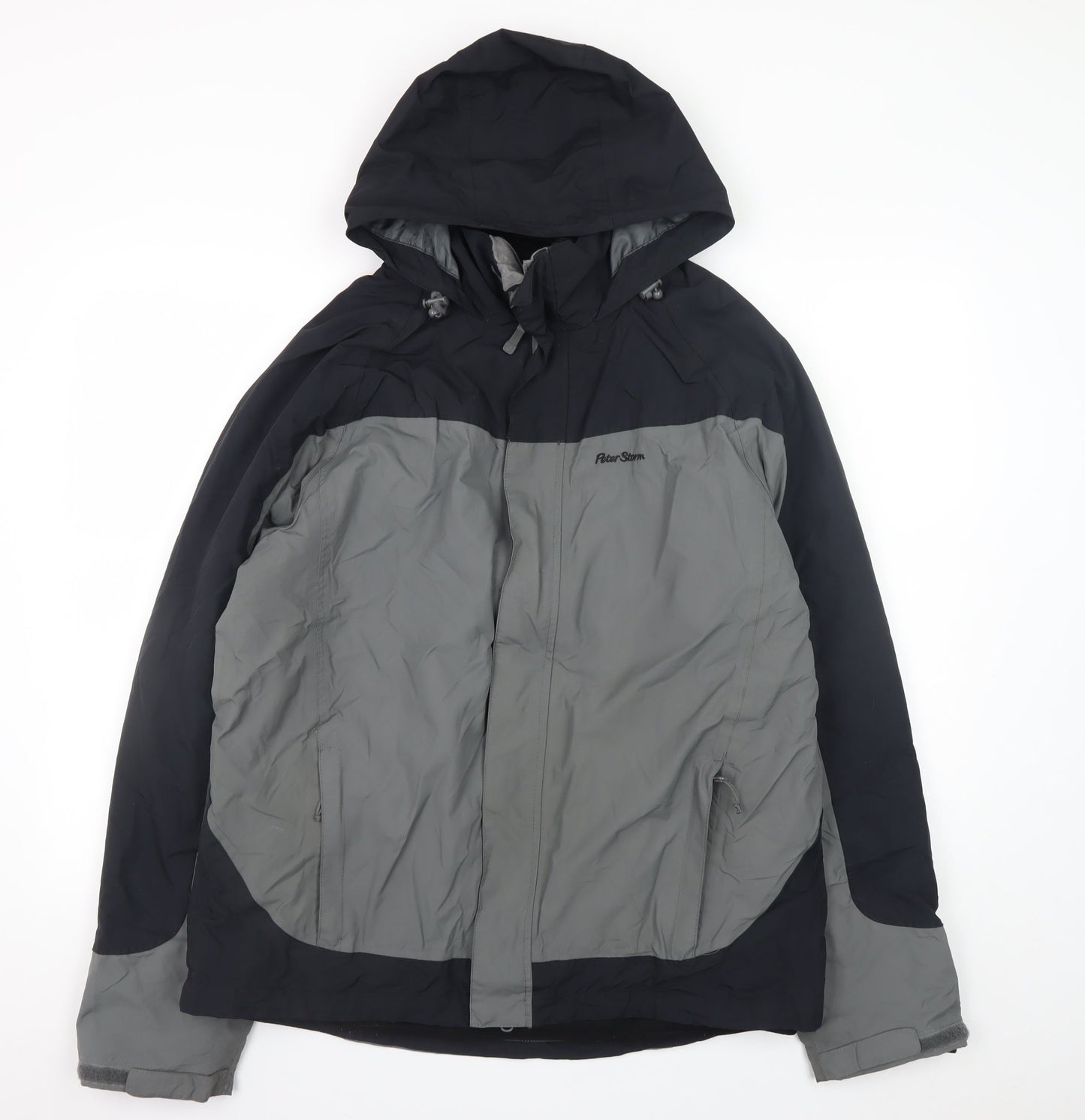 Mens UK Size M Peter Storm Grey Rain Coat