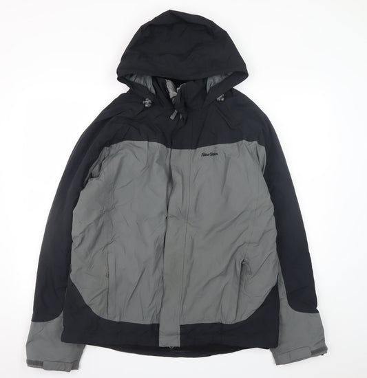 Mens UK Size M Peter Storm Grey Rain Coat