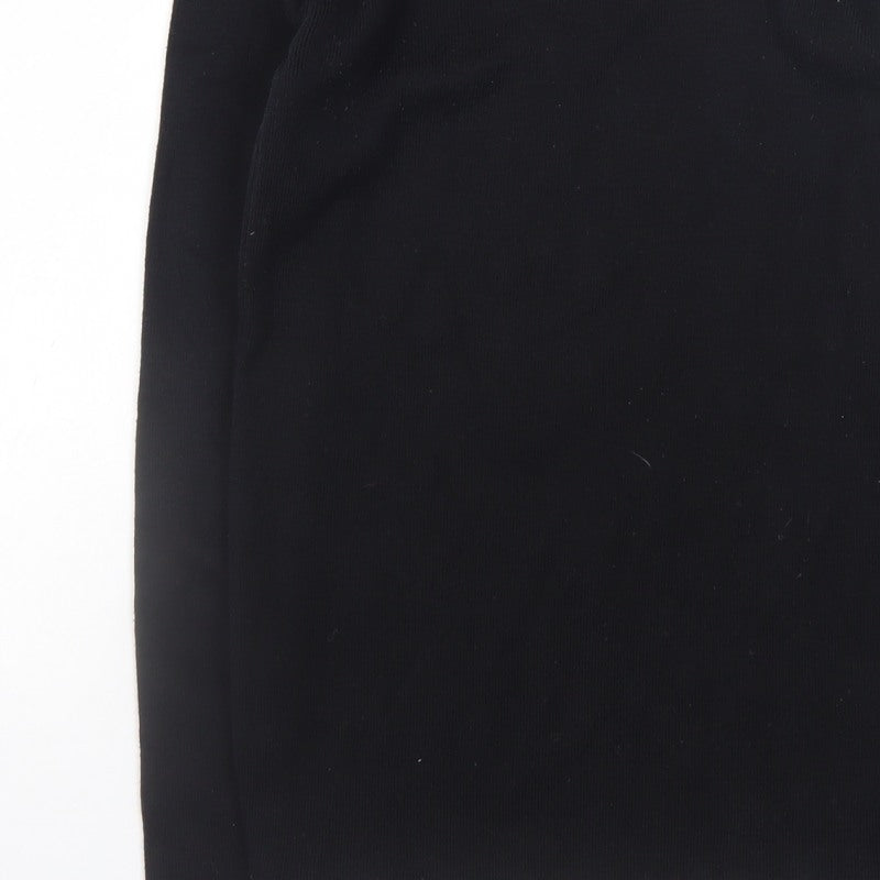 Stone UK Men’s Black High Neck Zip Pullover Jumper XL