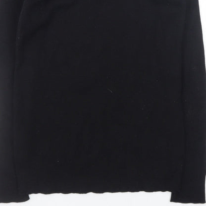 Stone UK Men’s Black High Neck Zip Pullover Jumper XL