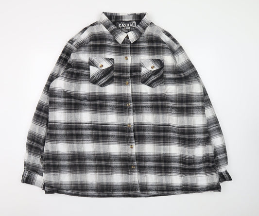 Casual Country Outfitters Men's Black 3XL Flannel Jacket