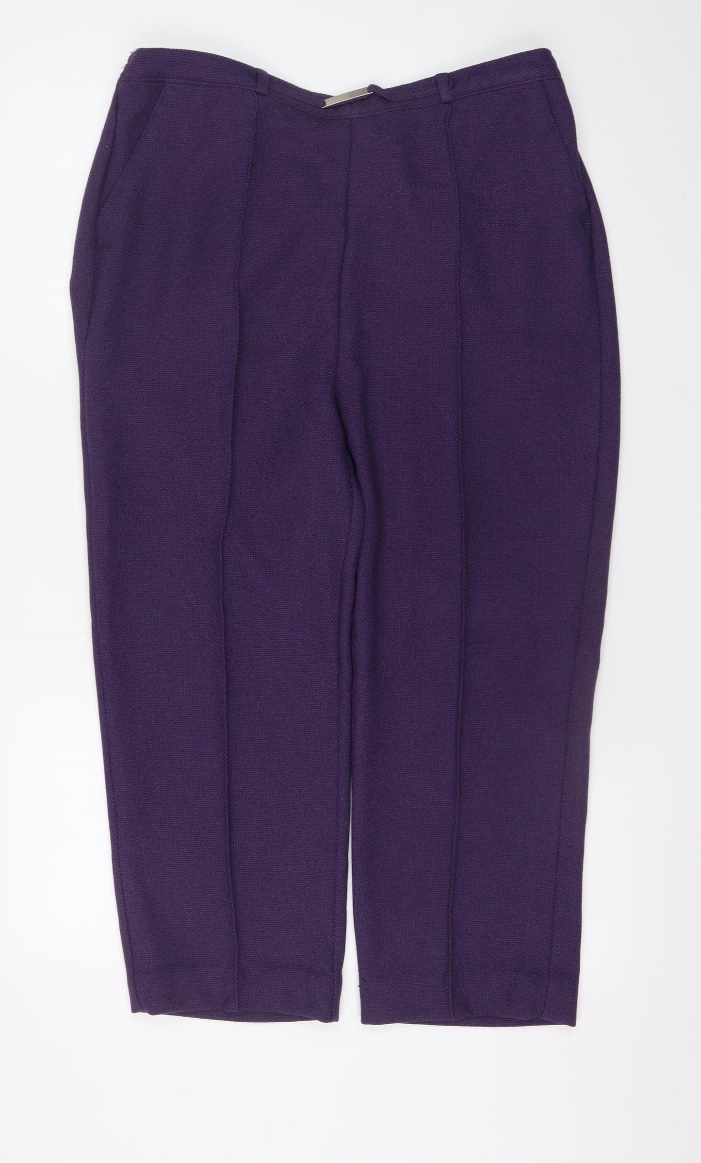 Womens UK Size 16 Honor Millburn Regular Fit Casual Workwear Business Purple Tro