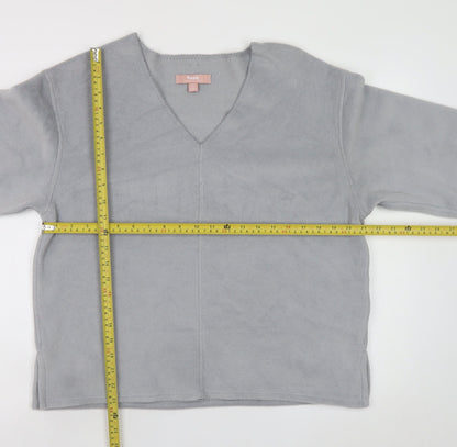 Womens UK Size M Marks and Spencer Grey Pullover Sweatshirt