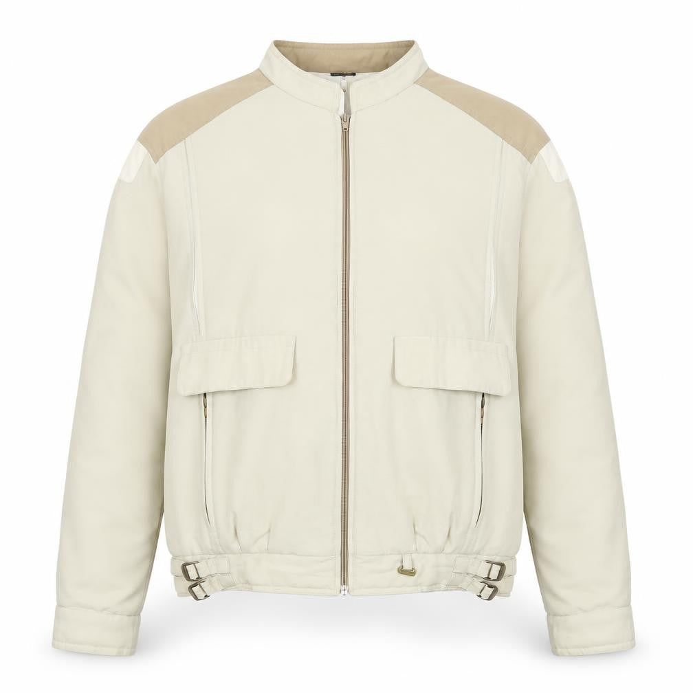 Womens UK Size XL Galaxy Beige Bomber Jacket
