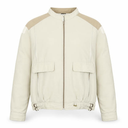 Womens UK Size XL Galaxy Beige Bomber Jacket