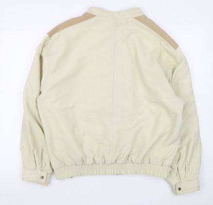 Womens UK Size XL Galaxy Beige Bomber Jacket