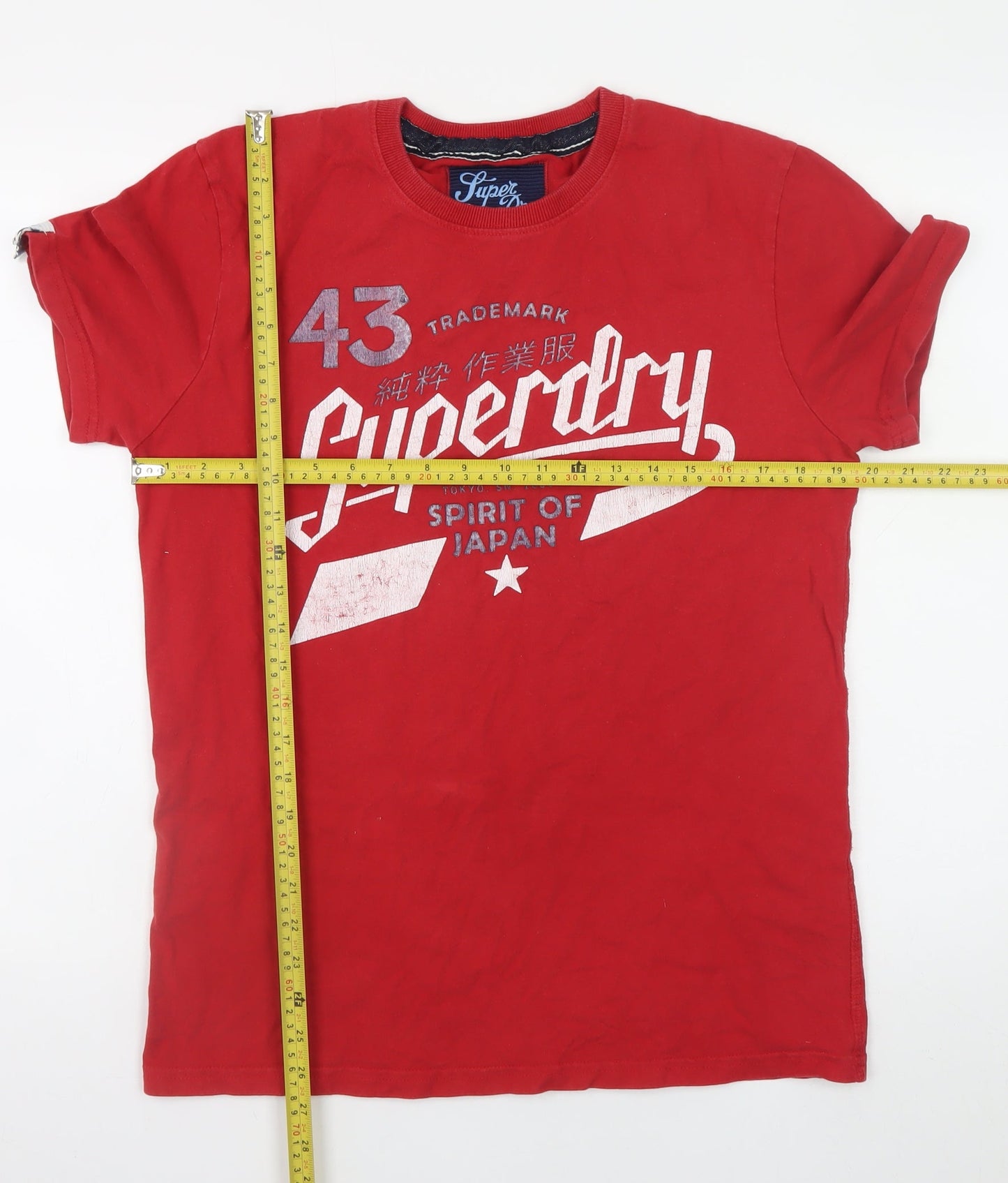 Mens UK Size L Superdry Red  T-Shirt
