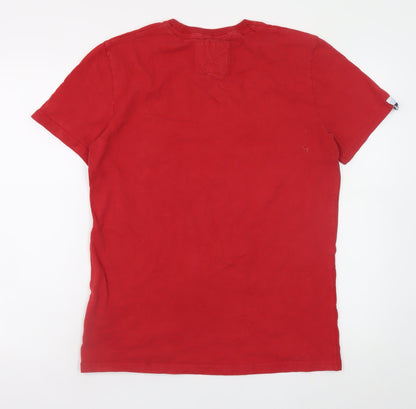 Mens UK Size L Superdry Red  T-Shirt
